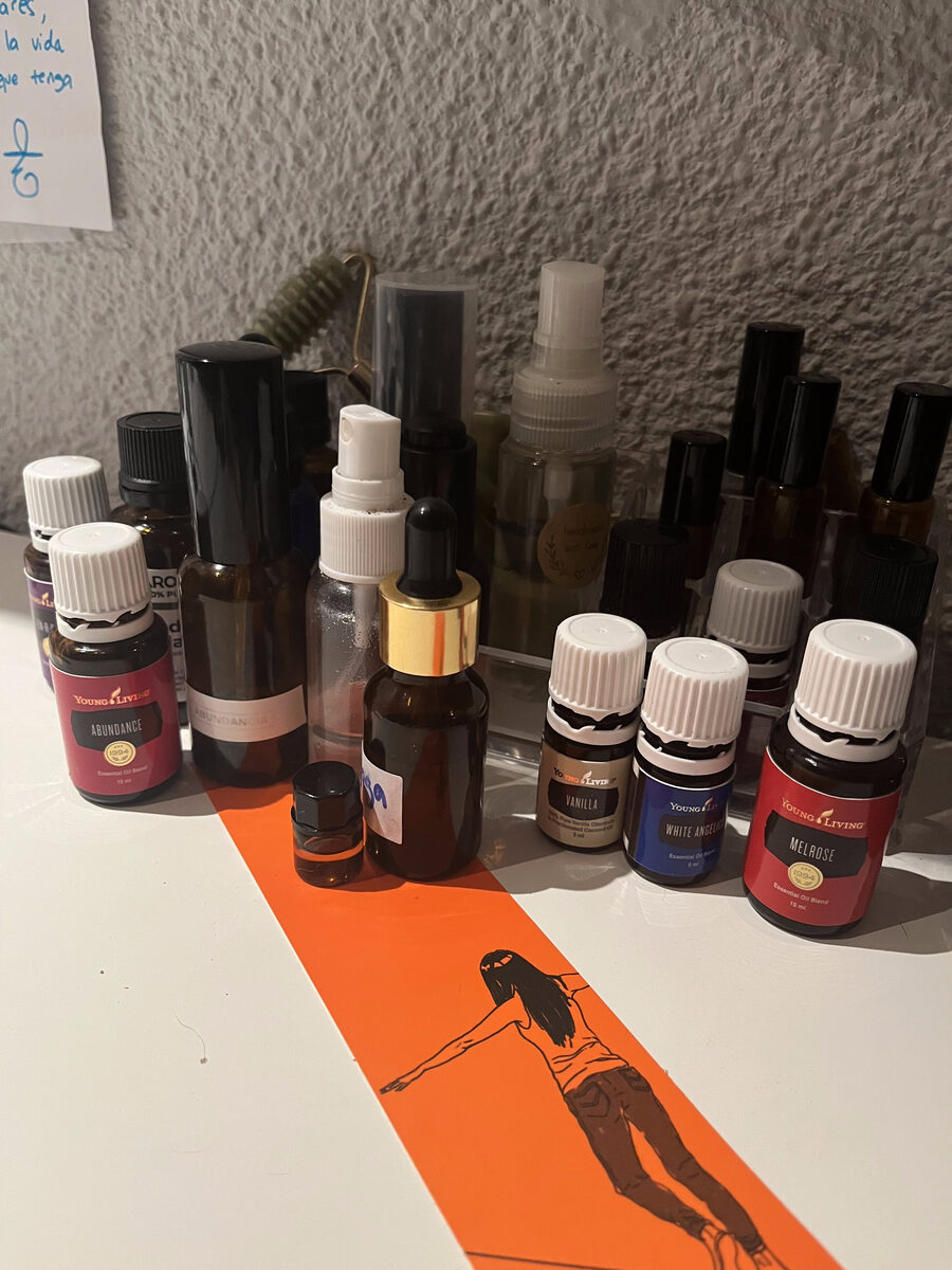 Aceites esenciales para los sprays aromáticos
