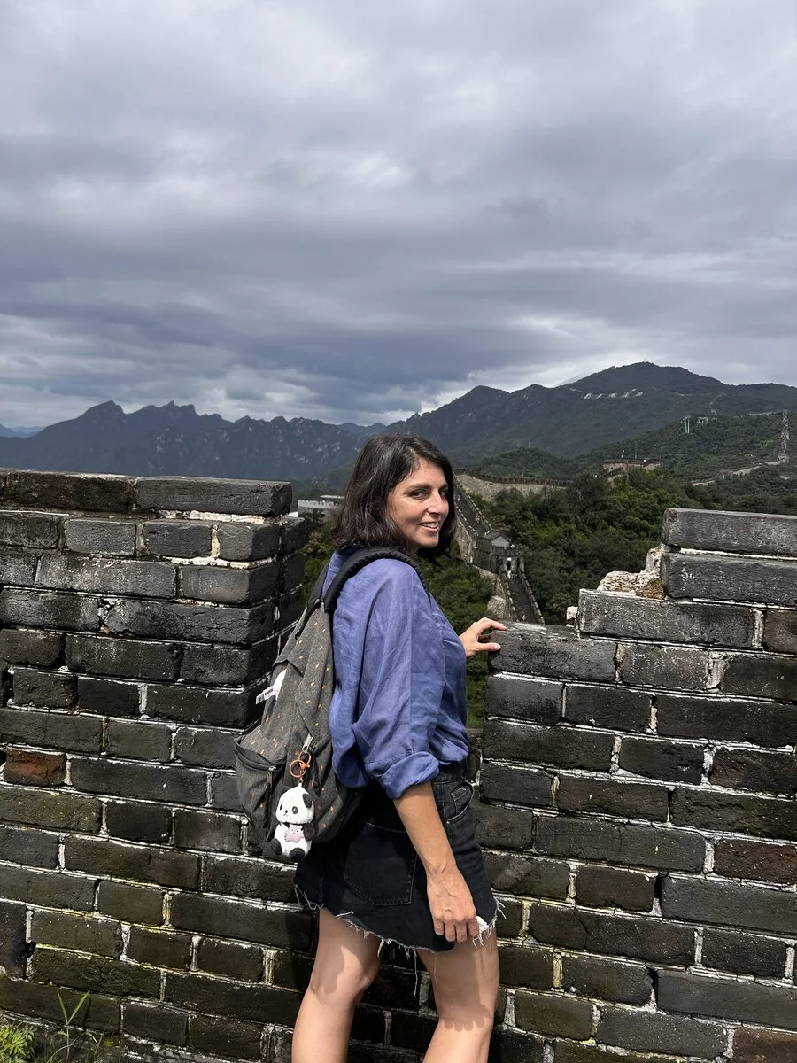 Caminando sobre la Gran Muralla china