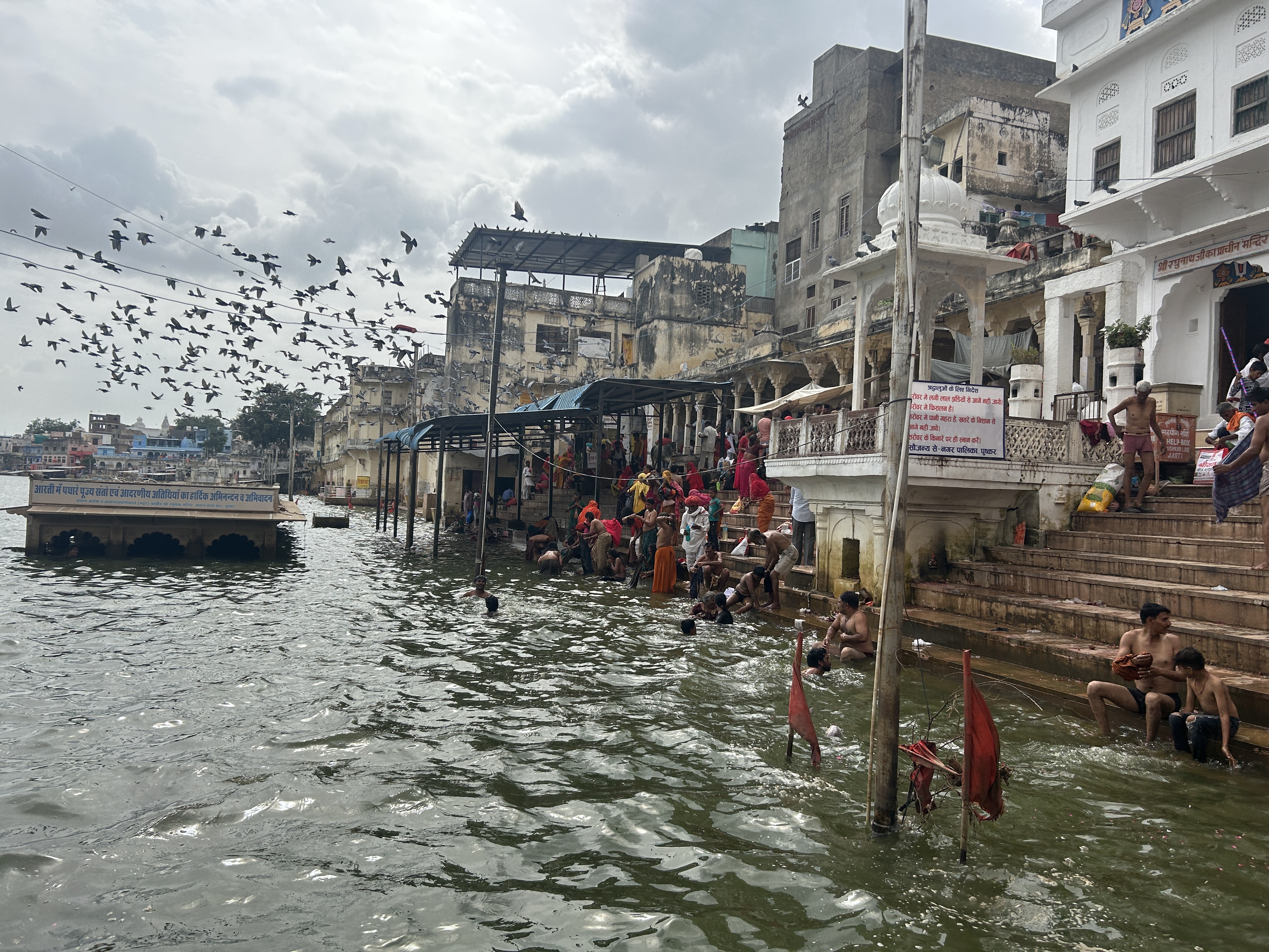 Los ghats de Benarés, a orillas del Ganges